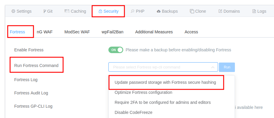 Gridpane Fortress Command Ui